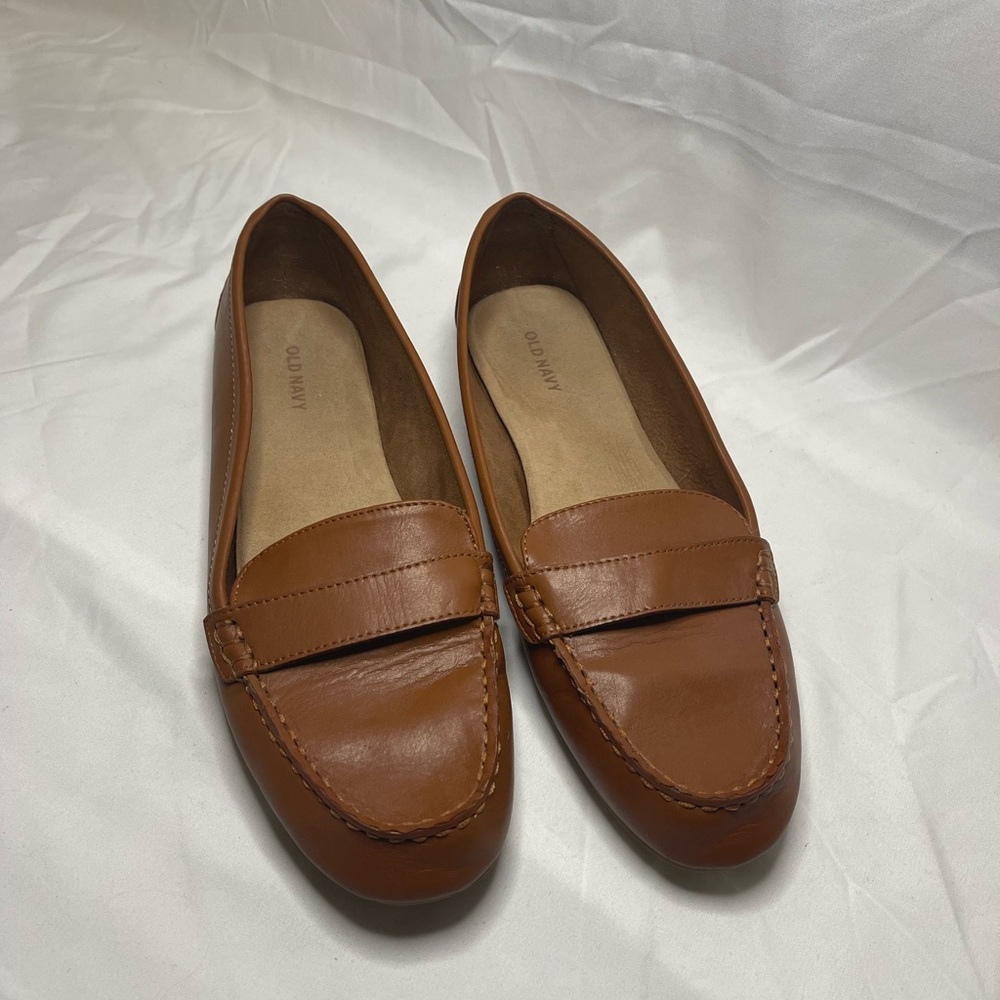 Cognac driving moccasins